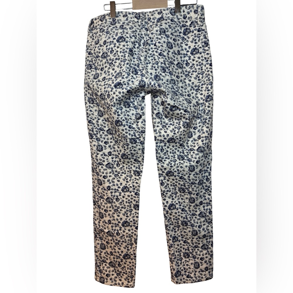 J.Crew Toothpick Mid Rise Floral Stretch Jeans - Picture 4 of 14